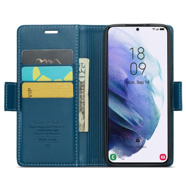 Pouzdro na Samsung Galaxy S21 CASEME smooth modré
