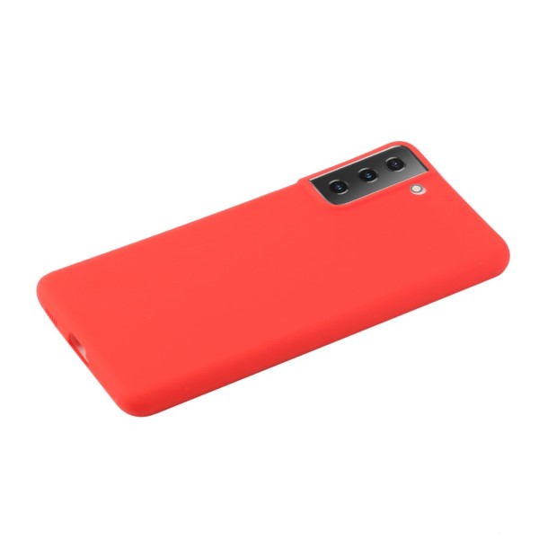 Kryt na Samsung Galaxy S21 Silikonový červený