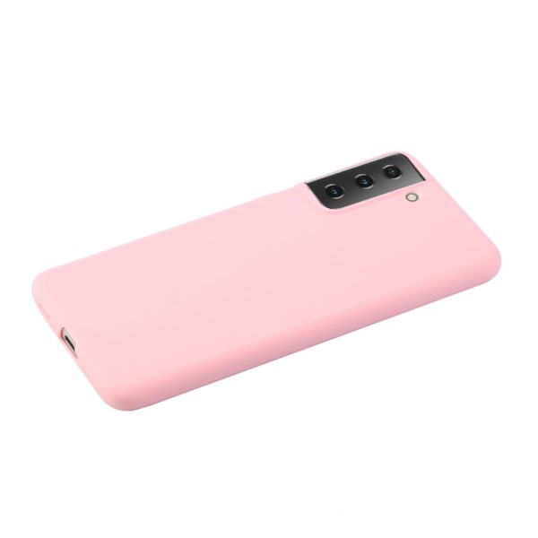 Kryt na Samsung Galaxy S21 Silikonový růžový