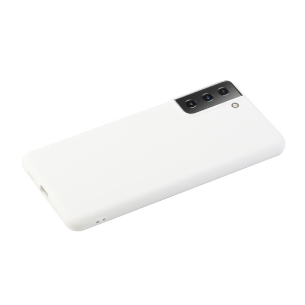 Kryt na Samsung Galaxy S21 Silikonový bílý