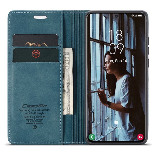Pouzdro na Samsung Galaxy S21 CASEME modré