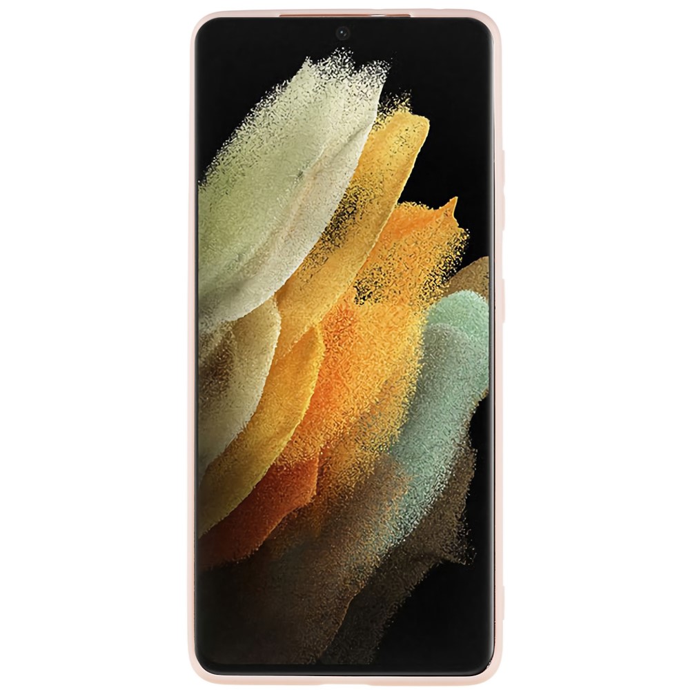 Kryt na Samsung Galaxy S21 Ultra Silikonový růžový