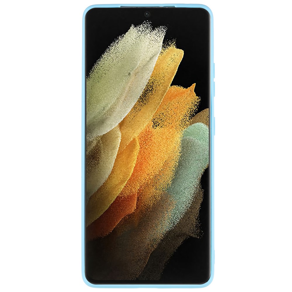 Kryt na Samsung Galaxy S21 Ultra Silikonový světle modrý