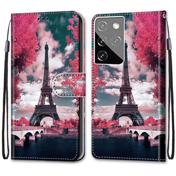 Pouzdro na Samsung Galaxy S21 Ultra Eiffelova věž