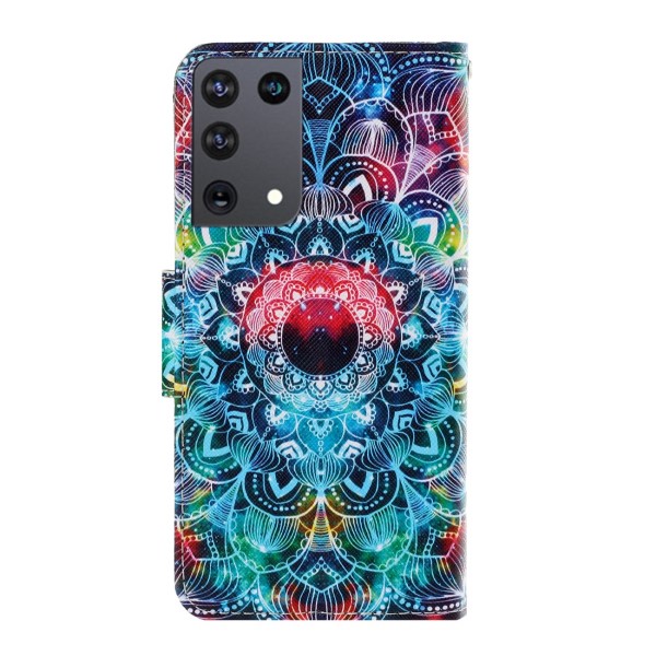 Pouzdro na Samsung Galaxy S21 Ultra Mandala barevné