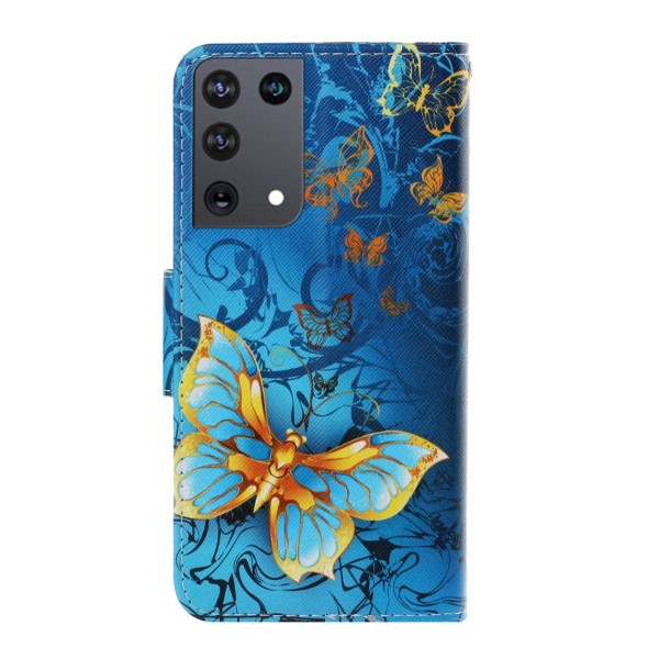 Pouzdro na Samsung Galaxy S21 Ultra Motýl zleté