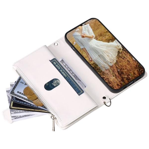 Pouzdro na Samsung Galaxy S21 FE Luxury Double Layer bílé