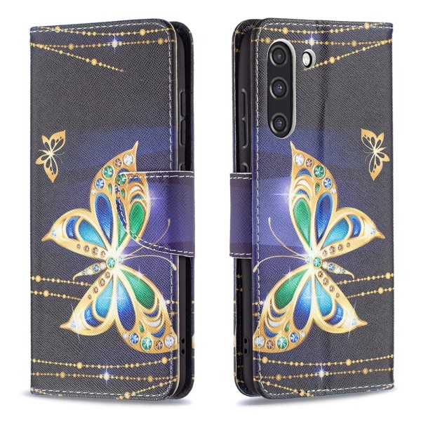 Pouzdro na Samsung Galaxy S21 FE Motýl černé