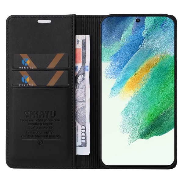 Pouzdro na Samsung Galaxy S21 FE Yikatu černé 