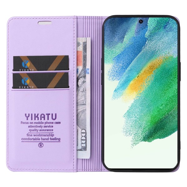 Pouzdro na Samsung Galaxy S21 FE Yikatu fialové