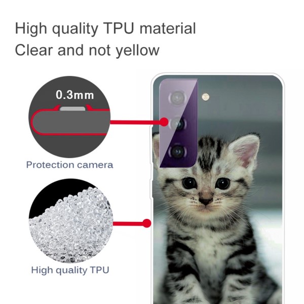 Kryt na Samsung Galaxy S21 FE Koťátko