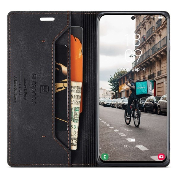 Pouzdro na Samsung Galaxy S21 FE AUTSPACE černé