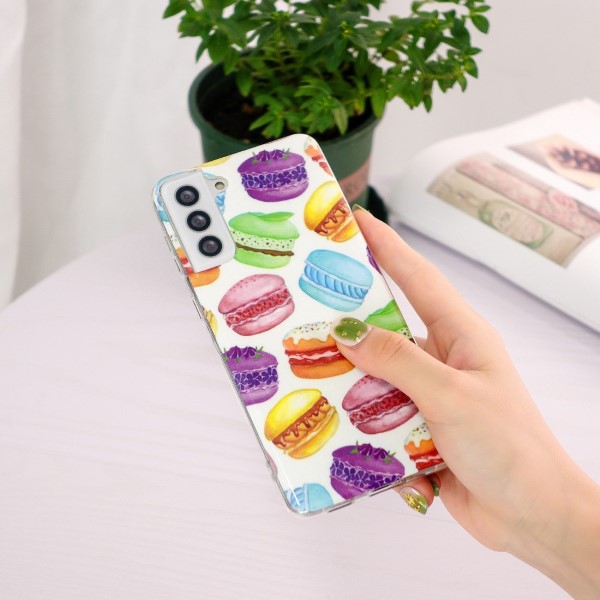 Kryt na Samsung Galaxy S21 FE svítící Makronky