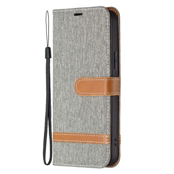 Pouzdro na iPhone 13 Pro Max Jeans šedé