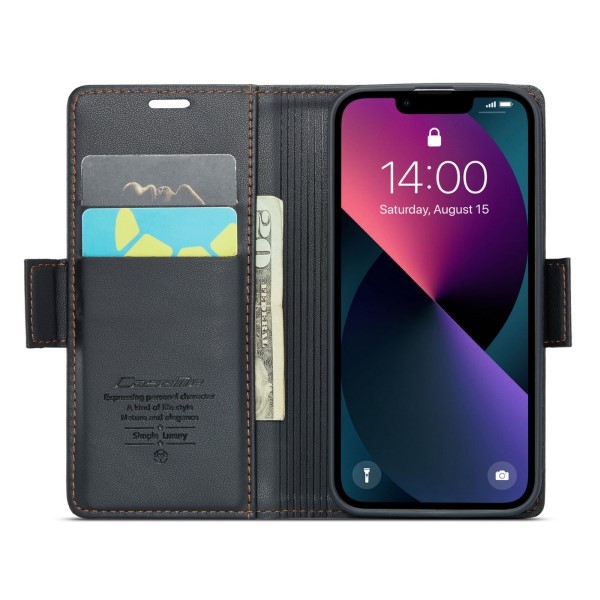 Pouzdro pro iPhone 13 Mini CASEME smooth černé