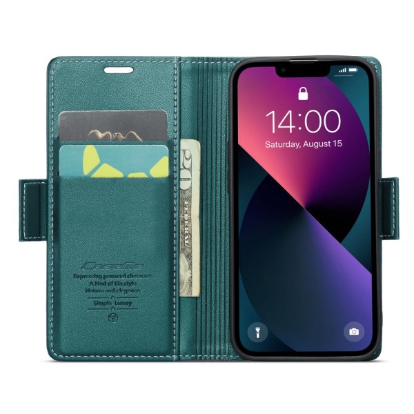 Pouzdro pro iPhone 13 Mini CASEME smooth zelené