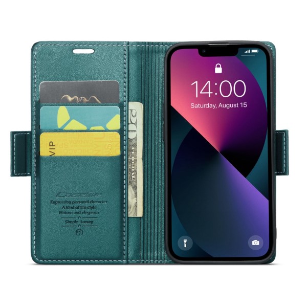 Pouzdro na iPhone 14 Plus CASEME smooth zelené