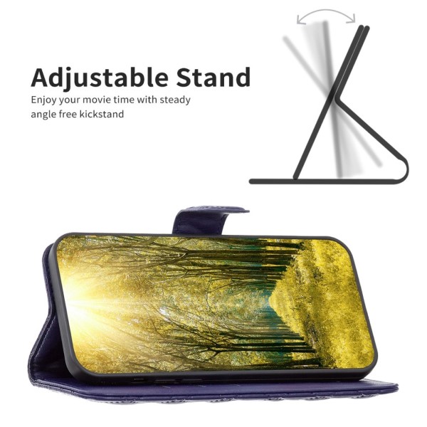 Pouzdro na iPhone 14 Plus Binfen modré