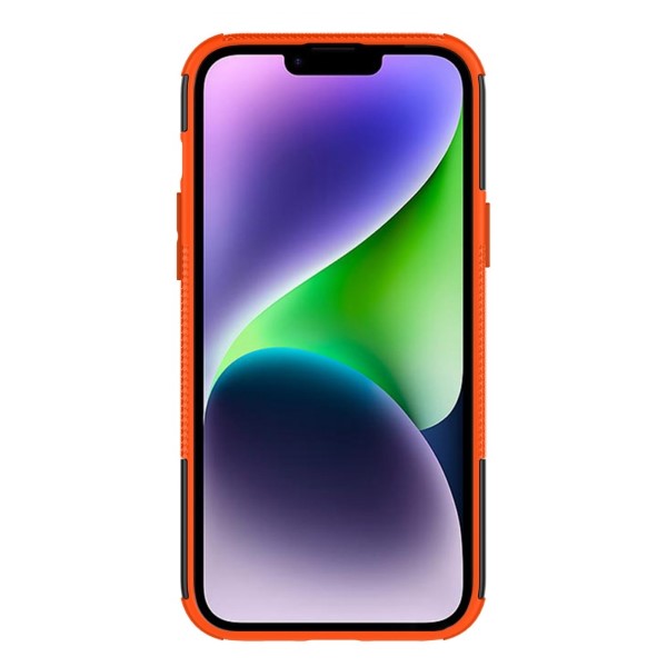Kryt na iPhone 14 Plus odolný Tire oranžový