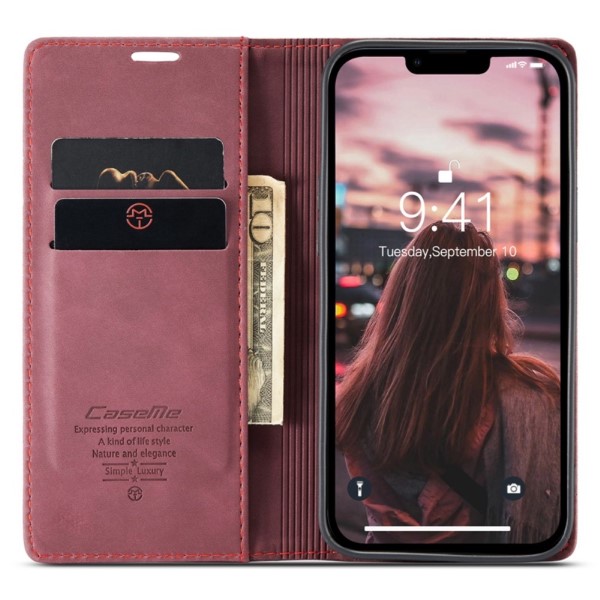 Pouzdro na iPhone 14 Plus CASEME červené