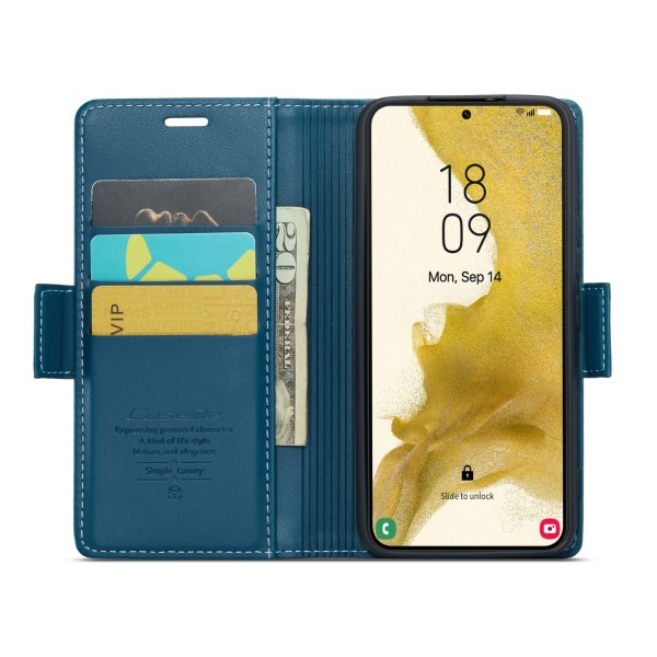 Pouzdro na Samsung Galaxy S22 CASEME smooth modré