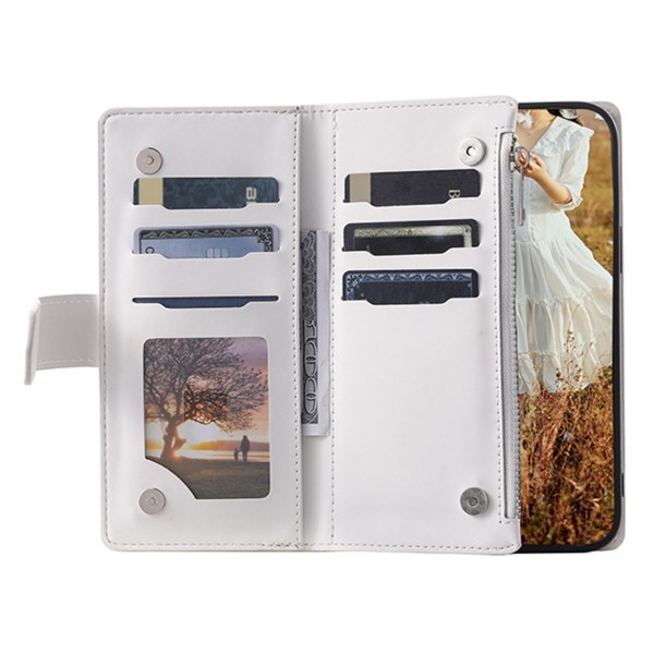 Pouzdro na Samsung Galaxy S22 Luxury Double Layer bílé