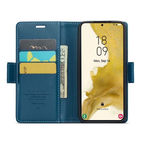 Pouzdro na Samsung Galaxy S22 Plus CASEME smooth modré