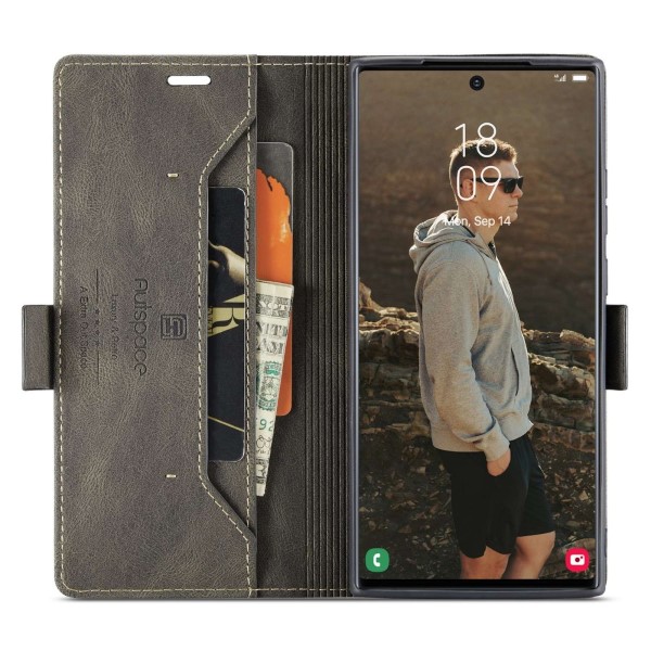 Pouzdro na Samsung Galaxy S22 Ultra AUTSPACE šedé