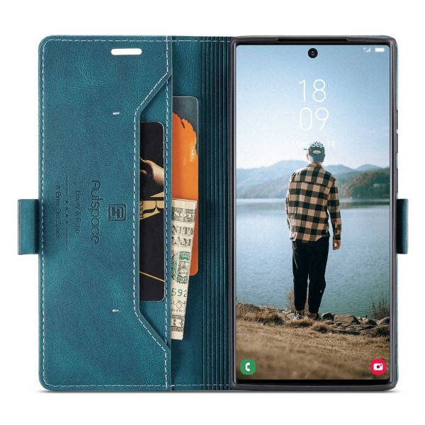 Pouzdro na Samsung Galaxy S22 Ultra AUTSPACE modré