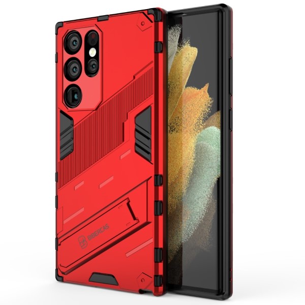 Kryt na Samsung Galaxy S22 Ultra odolný Shockproof červený