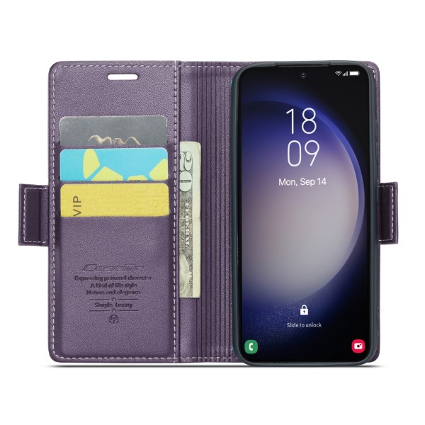 Pouzdro na Samsung Galaxy S23 CASEME smooth fialové