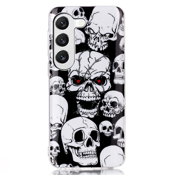 Kryt na Samsung Galaxy S23 svítící Lebky