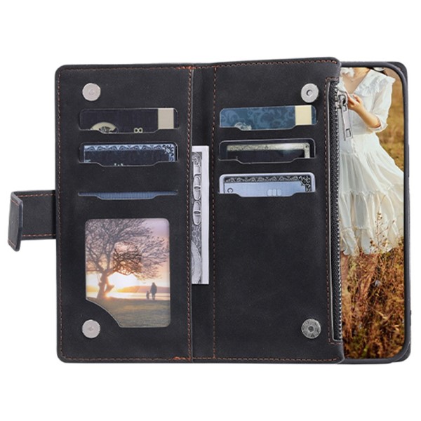 Pouzdro na Samsung Galaxy S23 Luxury Double Layer černé