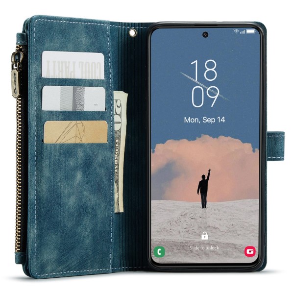 Pouzdro na Samsung Galaxy S23+ CASEME Deluxe modré