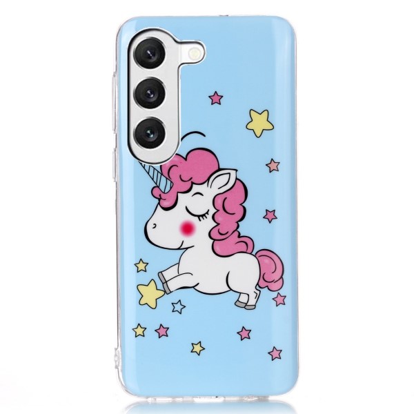 Kryt na Samsung Galaxy S23+ svítící Jednorožec