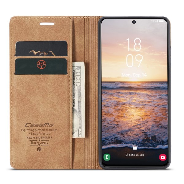 Pouzdro na Samsung Galaxy S23+ CASEME světle hnědé