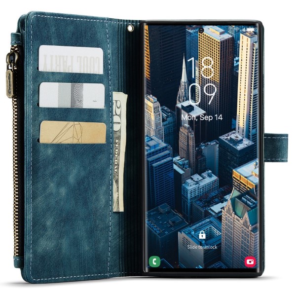 Pouzdro na Samsung Galaxy S23 Ultra CASEME Deluxe modré