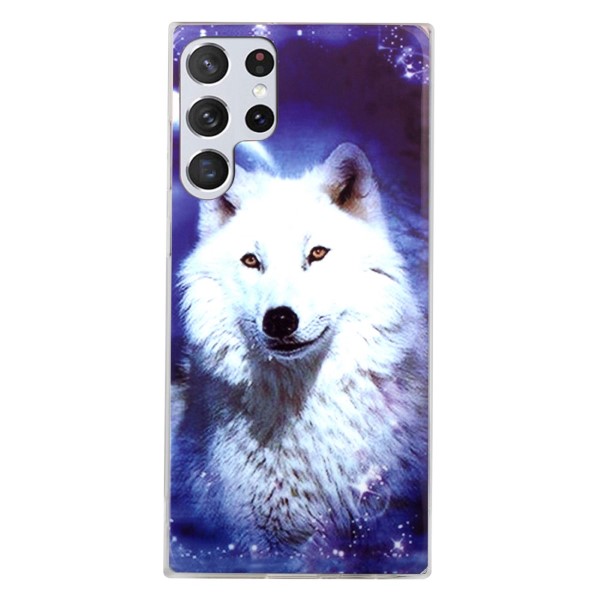 Kryt na Samsung Galaxy S23 Ultra svítící Vlk