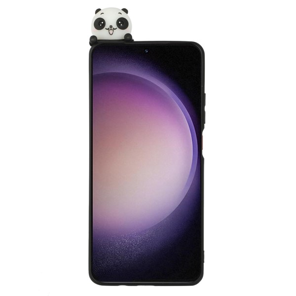 Kryt na Samsung Galaxy S23 Ultra 3D Panda černý