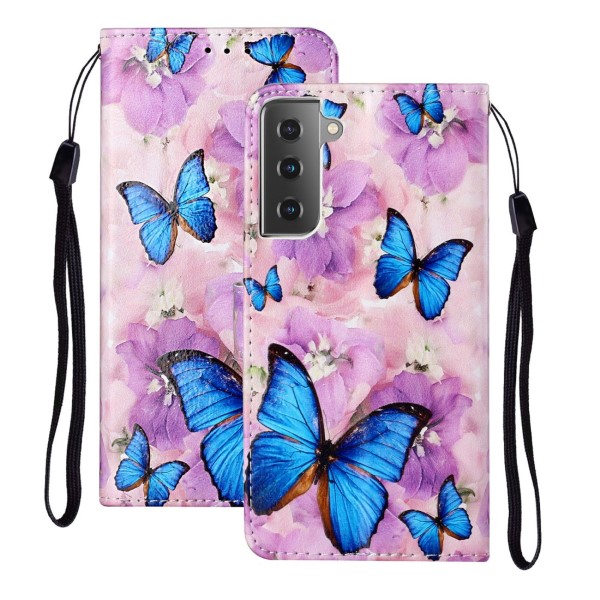 Pouzdro na Samsung Galaxy S21 Plus Motýl