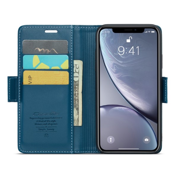 Pouzdro pro iPhone Xr CASEME Smooth modré