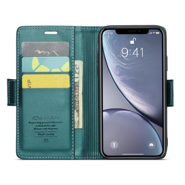 Pouzdro pro iPhone Xr CASEME Smooth zelené