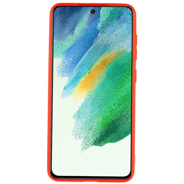 Kryt na Samsung Galaxy S21 FE gumový červený