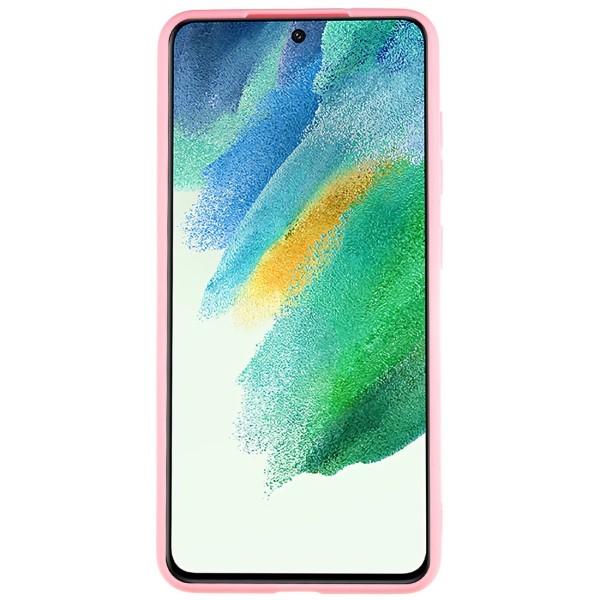 Kryt na Samsung Galaxy S21 FE gumový růžový