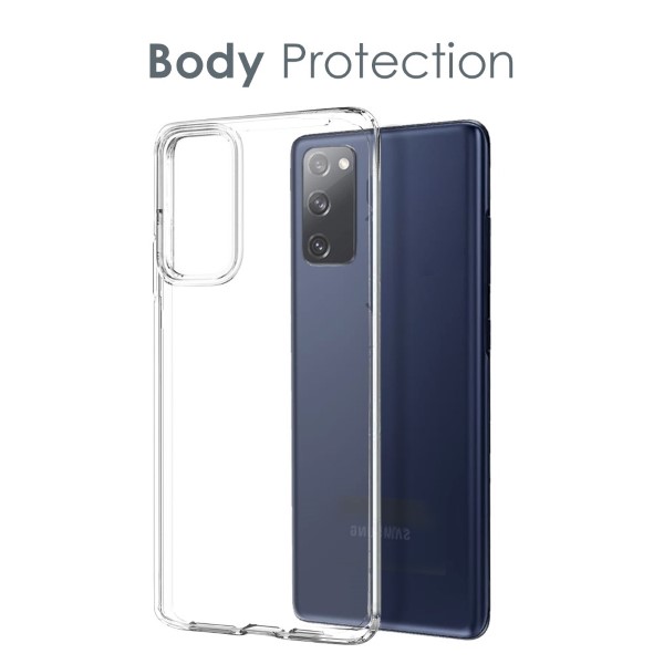Set tvrzeného skla a gumového krytu NORTHJO na Samsung Galaxy S20 FE