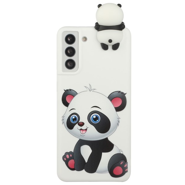 Kryt na Samsung Galaxy S22 Plus 3D Panda bílý