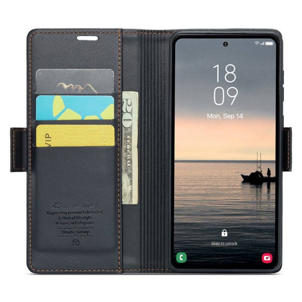 Pouzdro na Samsung Galaxy S23 FE CASEME smooth černé