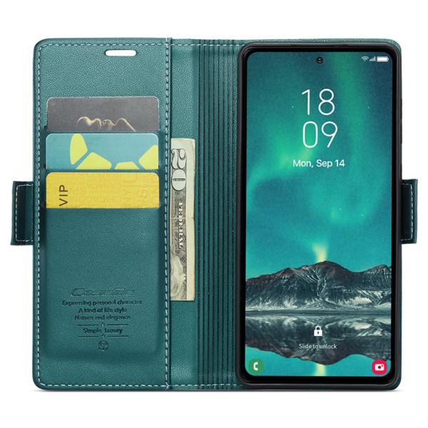 Pouzdro na Samsung Galaxy S23 FE CASEME smooth zelené