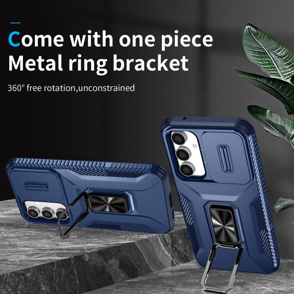 Kryt na Samsung Galaxy S23 FE odolný s krytkou na fotoaparát modrý