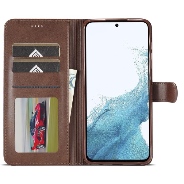 Pouzdro na Samsung Galaxy S23 FE LC.IMEEKE hnědé